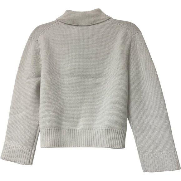 Massimo Dutti Women Sweater S Small White Double Breasted Cardigan 5772/678 NWT - Picture 3 of 8